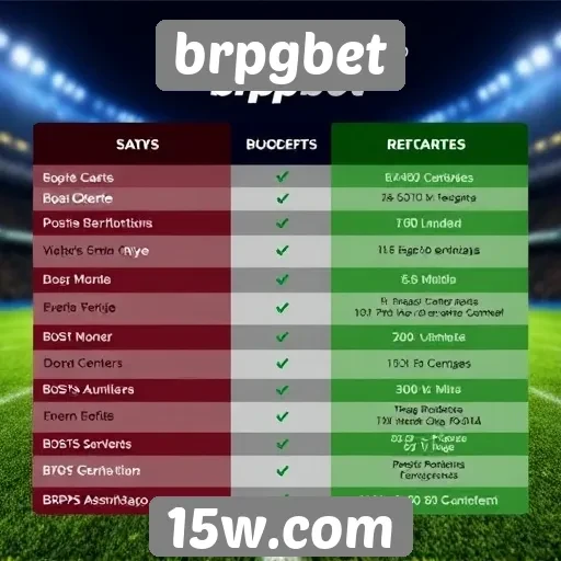 Comparativo entre brpgbet e concorrentes